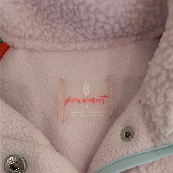 FP Movement by Free People Green and Pink Sweatshirt - Picture 2 of 5